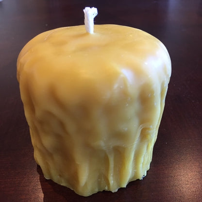 Rustic Pillar Candle