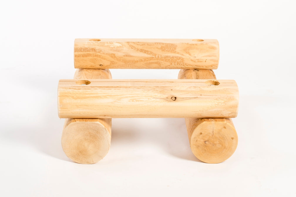 Cedar Log Hive Stand Single