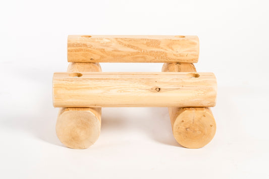 Cedar Log Hive Stand Single